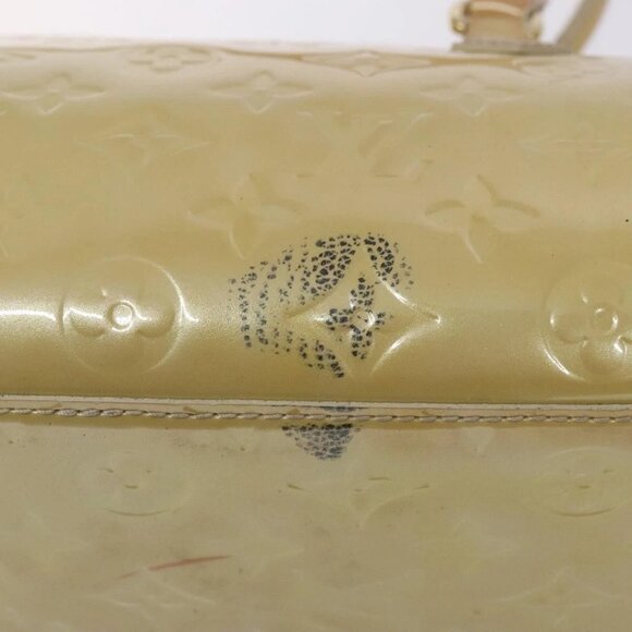 LOUIS VUITTON Vernis Sherwood PM Hand Bag Broncorail M91491 LV Auth 134504 - Picture 11 of 16